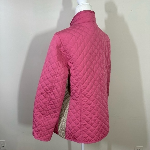 Sigurd Olsen sport sz sm quilted lightweight jacket in deep pink, lt pink - Picture 5 of 13